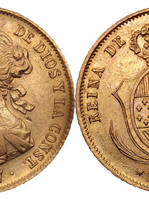 100 reales 1857 Sevilla