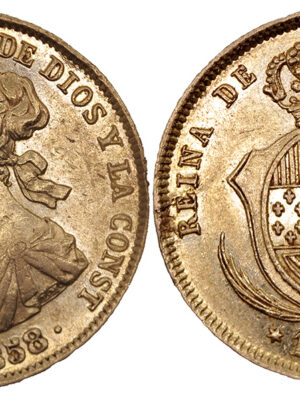 100 reales 1858 Madrid