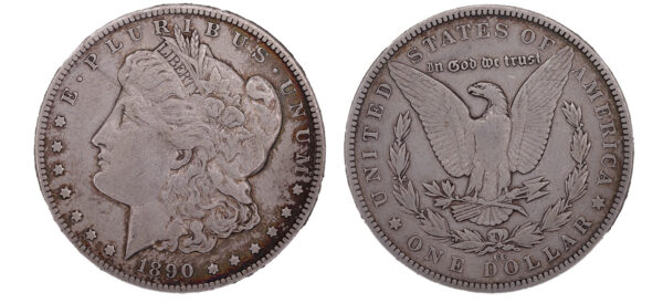 1 dollar 1890 CC