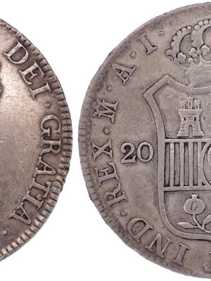 20 reales José Napoleón 1809 Madrid