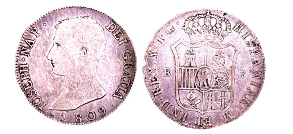8 reales José Napoleon 1809 Madrid